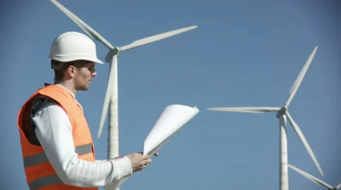Green Energy Engineer Video stock 36678379