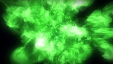 Green Energy Explosion Light Burst Abstract Sci-Fi Stock Footage 319791471