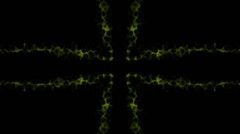 Green energy flow in cross pattern - seamless background (FULL HD) Video stock 62788919