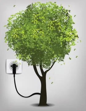 Green energy Stock Illustration