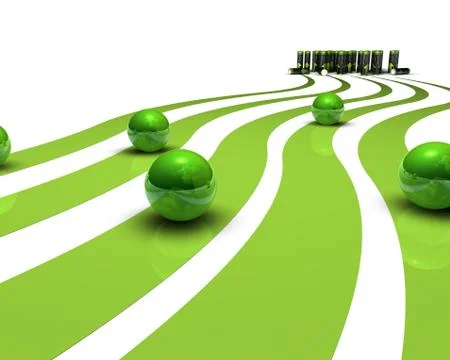 Green energy Stock Illustration