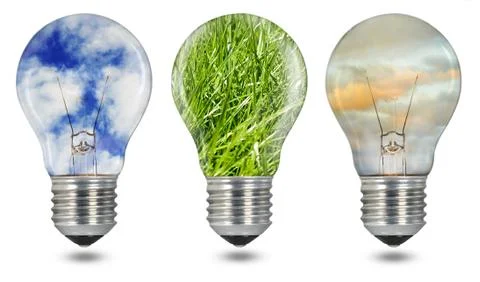 Green energy Illustrazione stock