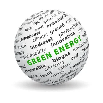 Green energy Stock Illustration