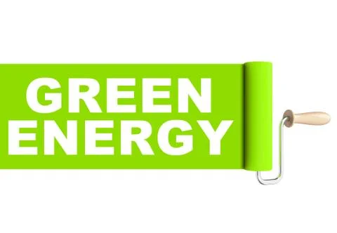 GREEN ENERGY Stock Illustration