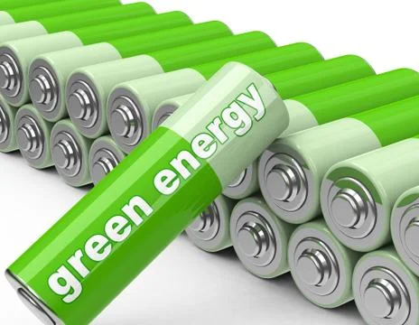 Green energy Stock Illustration