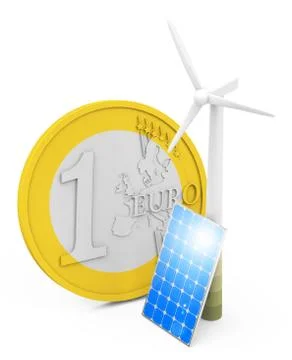 Green energy Stock Illustration