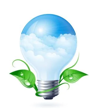 Green energy Иллюстрация