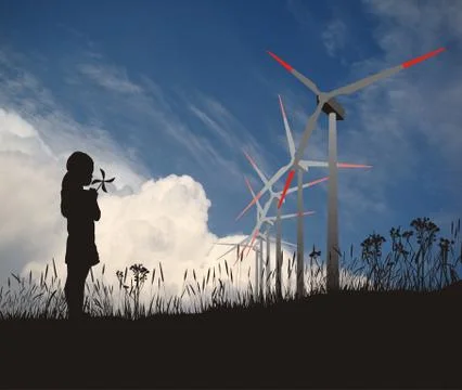 Green Energy Stock Illustration