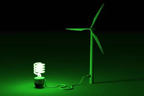 Green energy Stock Illustration