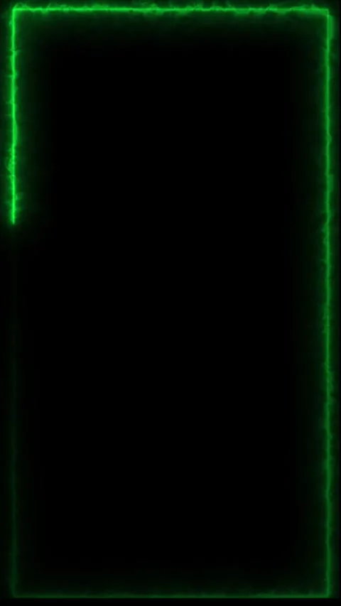 Green energy laser border frame motion. Vídeos de archivo 331898423