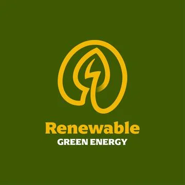 Green Energy Logo Stock Illustration