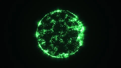Green energy sphere Stock Footage 314753245