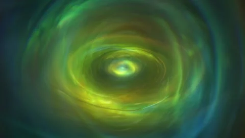 Green Energy Vortex Portal Background Seamless Loop Vídeos de archivo 343143423