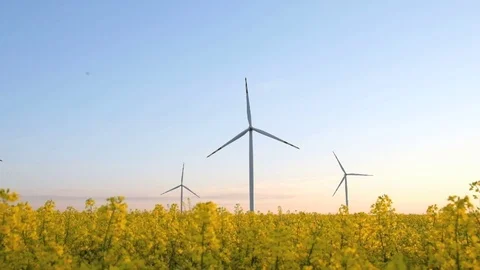 Green energy wind farm Stock Footage 75952299