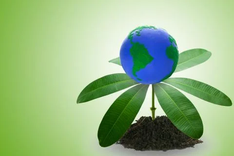 Green environment concept Stock Photos