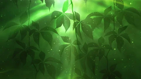 Green Environmental Background Loop Stock Footage 135520342