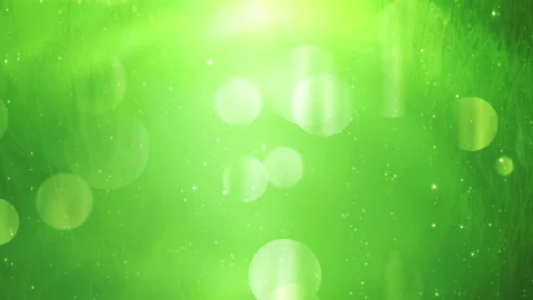 Green Environmental Background Loop Stock Footage 135711332