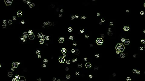 Green environmental friendly technology visualiser abstract Illustration