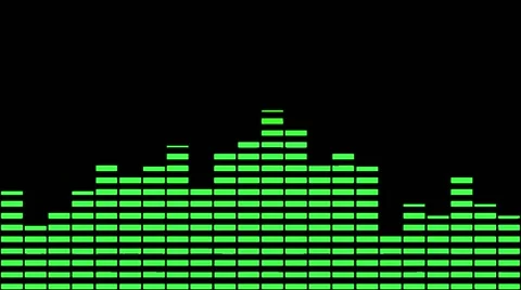 Green Equaliser Vídeo Stock 54789895