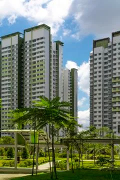 Green estate Stock Photos
