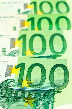 Green euro Stock Photos