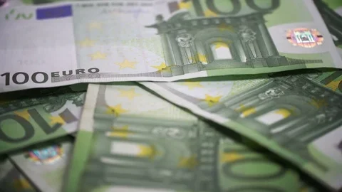 Green Euros Background Stock Footage 82459941
