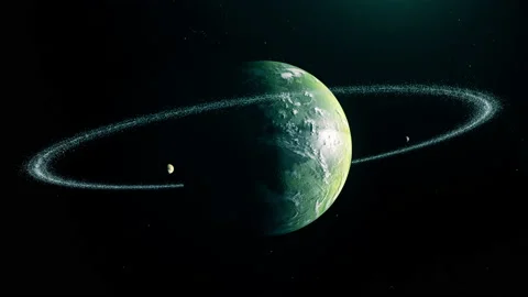 Green exoplanet Stock Footage 144982629