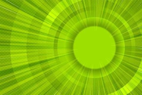 Green exploding rays background. Retro pop art comic book style. Stock Illustration