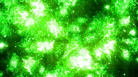 Green explosion shine fire particle loop animation Stock Footage 147963098