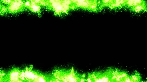 Green explosion shine fire particle loop animation Video stock 147963472