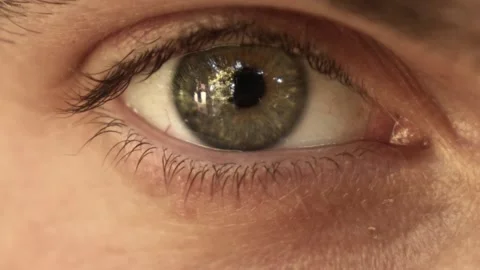 Green eye close-up Stock Footage 171175643