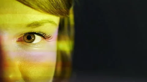 Green eye Stockbeeldmateriaal 20430432