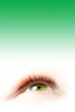 Green eye Stock Illustration