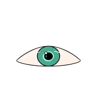 Green eye Stock Illustration