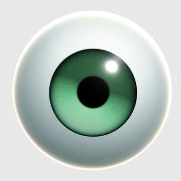 Green eyeball Stock-Illustration