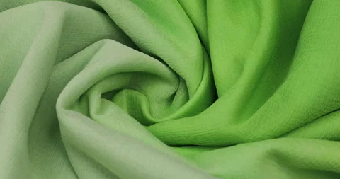 Green fabric. Stock Footage 244389075