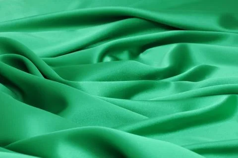 Green fabric Stock Photos