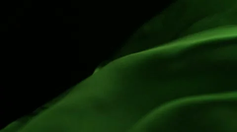 Green fabric, Slow Motion Video stock 12231390