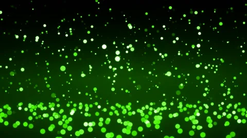 Green falling dots moving across the screen, mockup Stock-Footage 168354007
