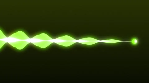 The green fast line. the waves. background animation Stock Footage 277938288