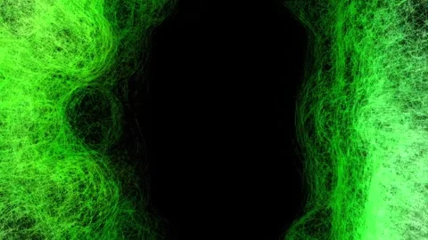 Green Fiber Light Flow Stock Footage 326722901
