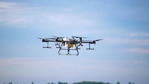 Green Field Agro Drone Stock Footage 161012830