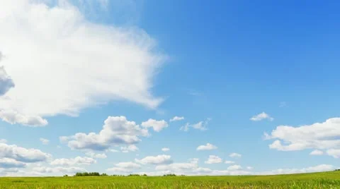 Green Field, Motion controlled dolly, Time Lapse Stock Footage 22335118