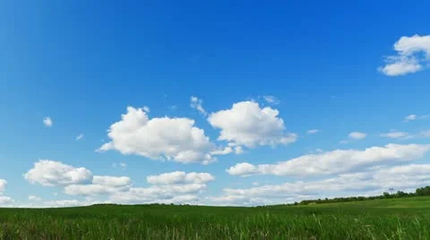 Green Field, Motion controlled dolly, Time Lapse Stock Footage 22335284