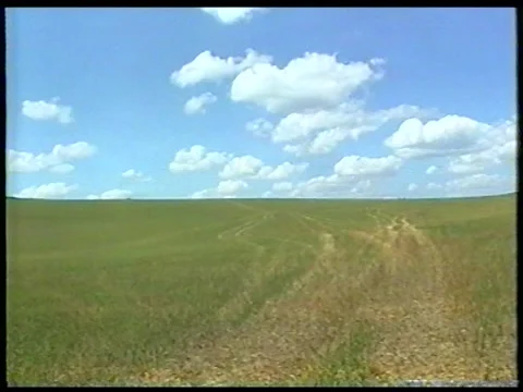 Green Field Road Stock Footage 342687845