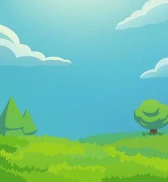 Green field vertical 스톡 일러스트