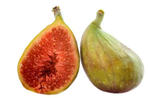 Green figs Stock Photos