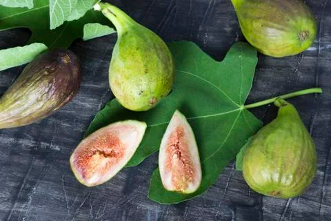 Green Figs Stock Photos