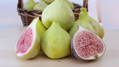 Green Figs Rotating Stock Footage 161123005