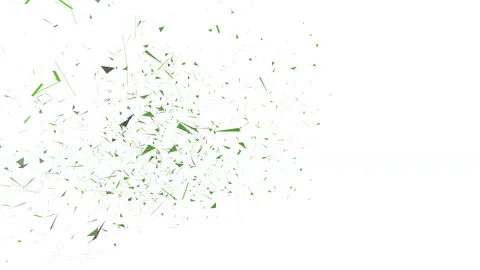Green financial background made of 3d poligons. Polygons rotate and are Stock Footage 93578544